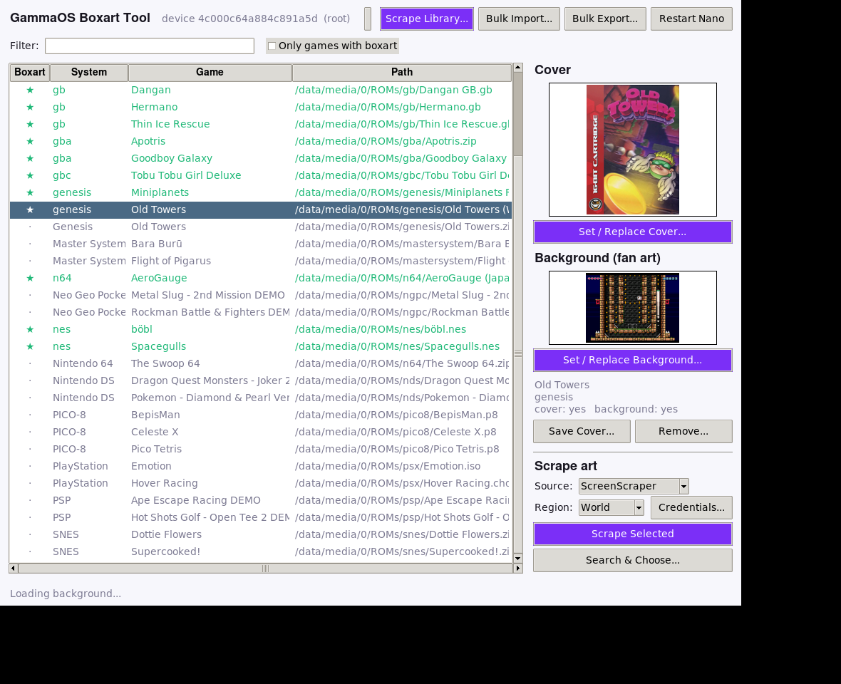 Scraping in the desktop app
