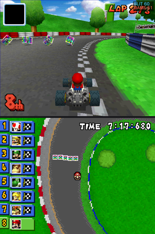 BLIT and GAME FPS counters