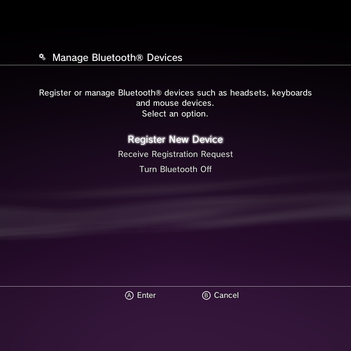 Bluetooth toggle in System Settings