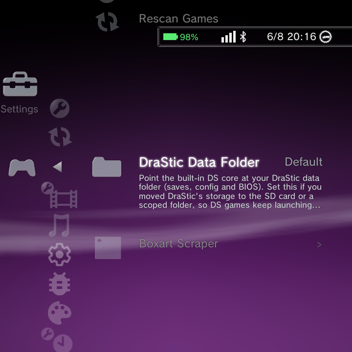 DraStic data folder