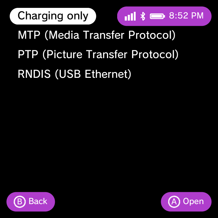 USB File Transfer (MTP)