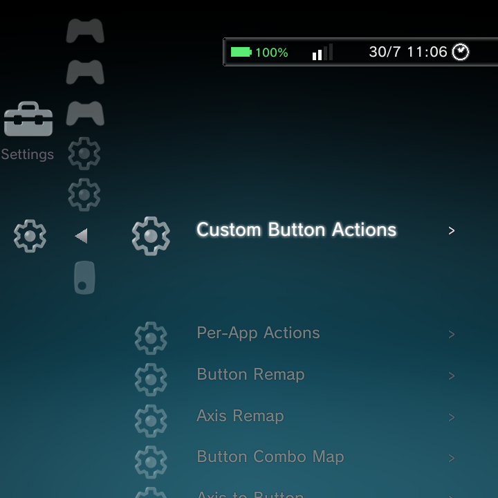 Button Mapping options